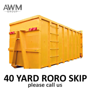 40 yard ton roll on roll off skip hire sheffield